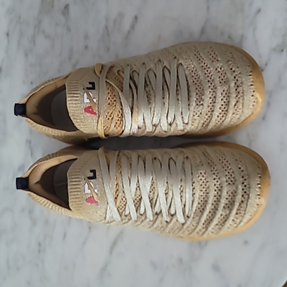 RARE Limited Edition APL+Nastia Liukin Collection Gold Medal Shoes Sz 8